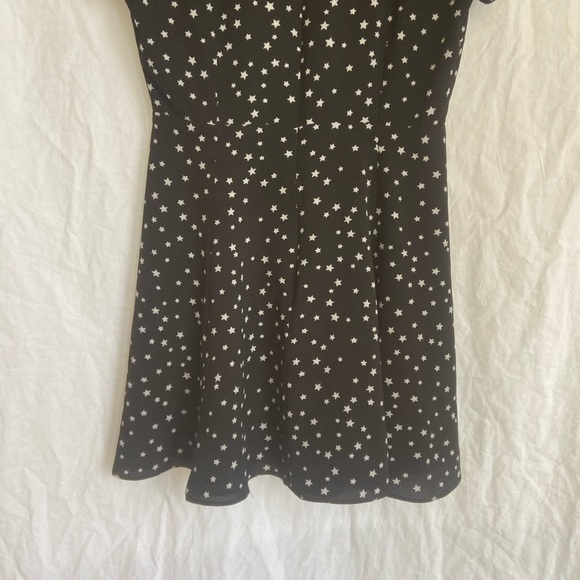 Revolve WYLDR Black Star Mini Twirl Dress Size Small - Picture 12 of 12